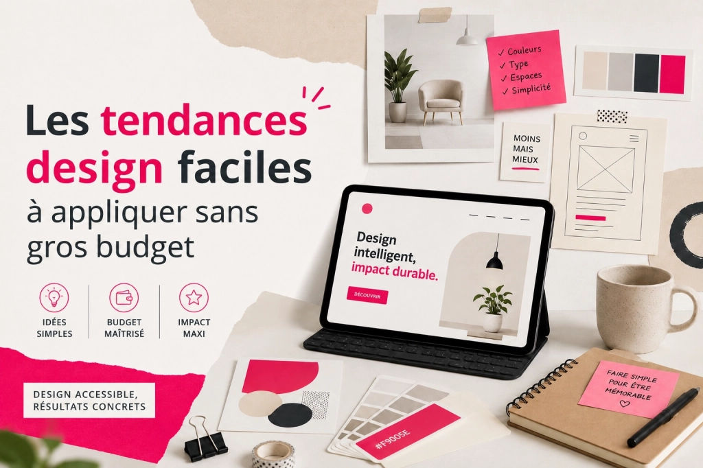 Les tendances design faciles à appliquer sans gros budget