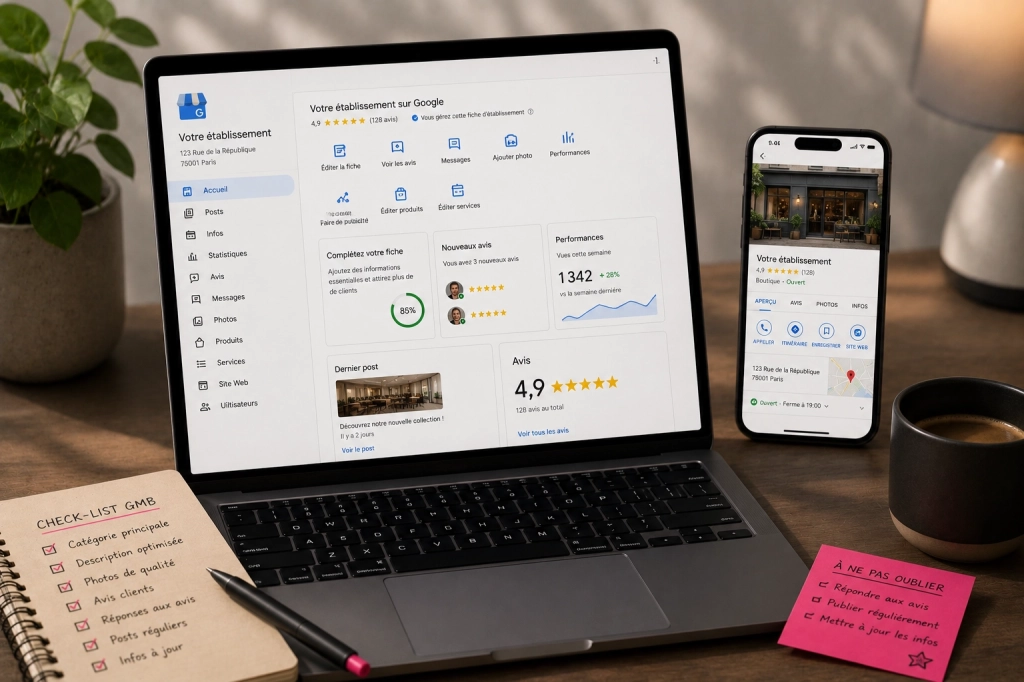 Comment puis-je optimiser ma fiche Google My Business pour attirer plus de clients ?