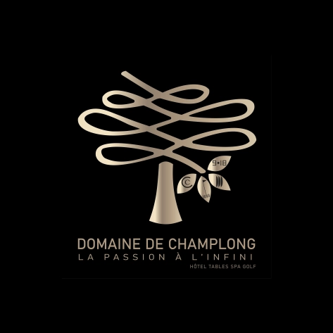Logo du domaine de champlong réalisé par l'agence de communication you'nivers